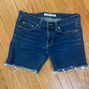 J Brand Classic Blue Denim Shorts